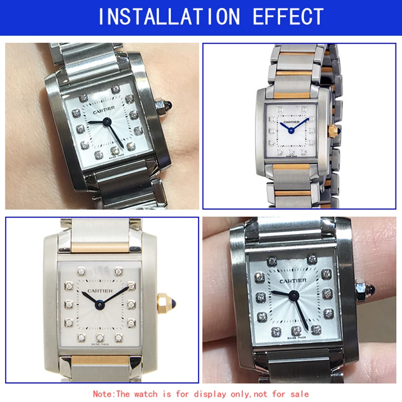 Sapphire Crystal Parts For Cartier Tank 