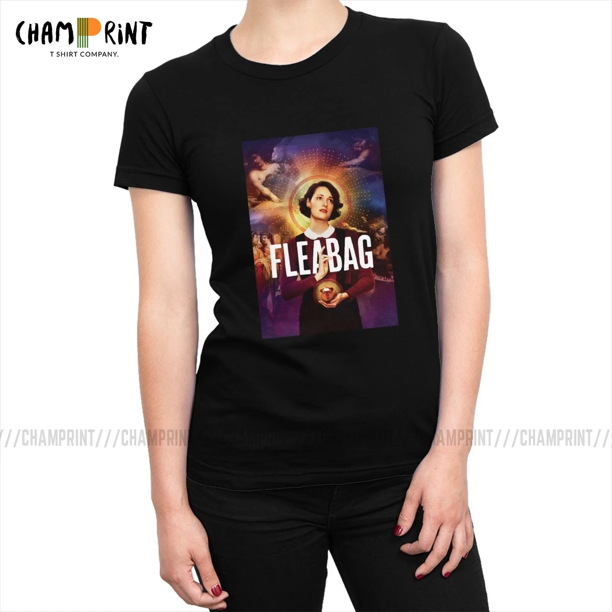 Fleabag ТВ шоу футболка для женщин смешная Phoebe Waller Bridge Чистый хлопок Футболка Kawaii топы футболки женская одежда графический