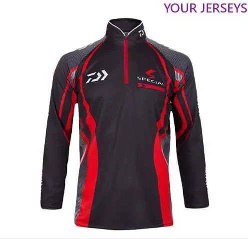 

New Daiwa Men Brand Fishing Vest Bamboo Breathable Quick Dry Shirts Summer Long Sleeve Anti-UV Clothes