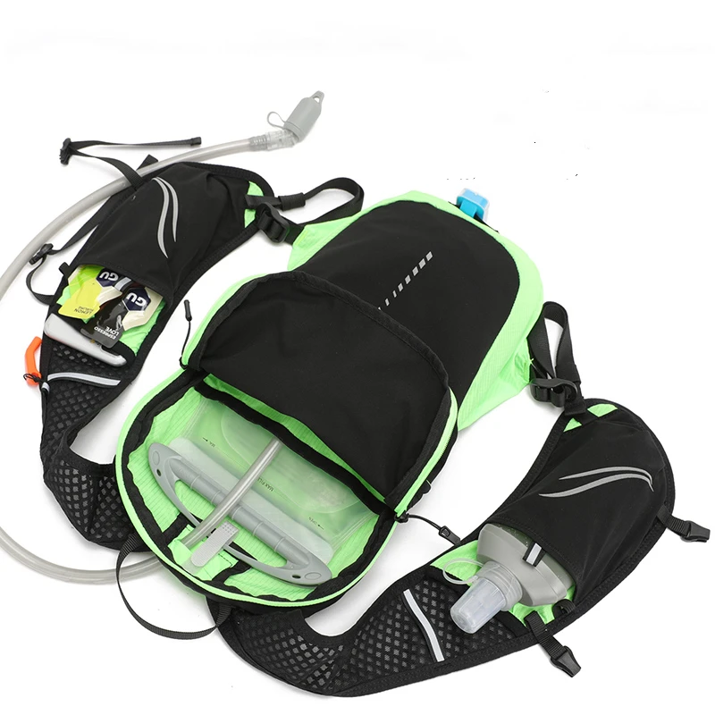 trail running-5L ultra-light backpack running hydrating vest marathon bicycle bag 1.5L water bag INOXTO