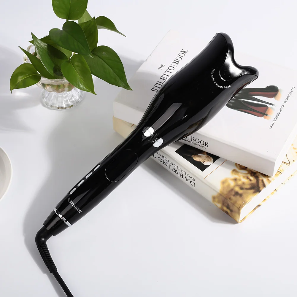 

LCD Curling Iron Curly Hair Tool Professional Curling Wand Hair Styling Tools Portable 2 Colors 25W Rose Shape Hair Curler