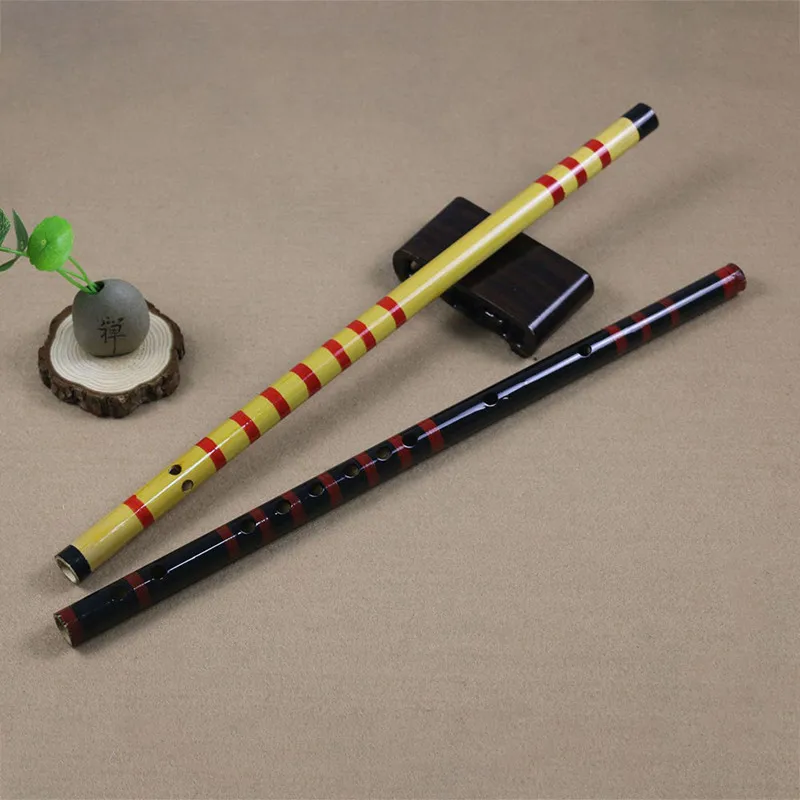 Для начинающих F ключ G ключ бамбуковая флейта Традиционный китайский духовой инструмент с красной струной