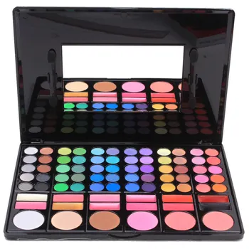 

POPFEEL 78 Colors Eyeshadow Palette Matte Glitter Diamond Shimmer Eye Primer Luminous Eye Shadow Smoky Warm Color Make Up Tool