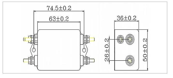 AC 220V питания фильтр EMI анти-помех чистой аудио CW4EL2-S 3A 6A10A20A30A