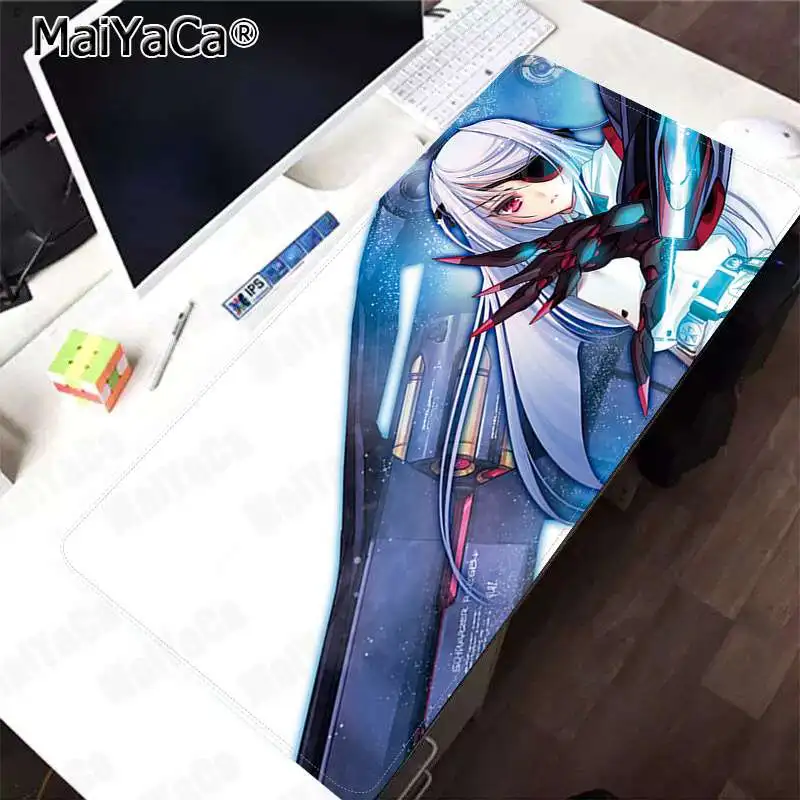 Lock Edge 40X90cm MaiYaCa высокое качество IS Infinite Stratos офисные мыши геймер мягкий коврик для мыши резиновый ПК компьютерный игровой коврик для мыши - Цвет: Lock Edge 40X90cm