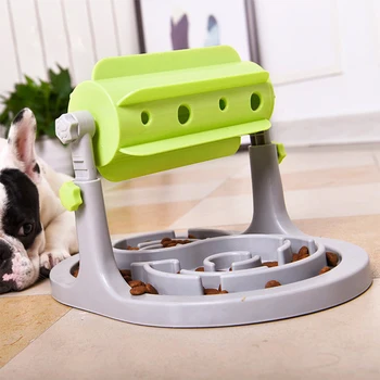 

Interactive Slow Food Dog Toys Food Feeder Educational Dog Puzzle Toys Training Game Toy Anti Choke Slower Treated Feeder Bowl
