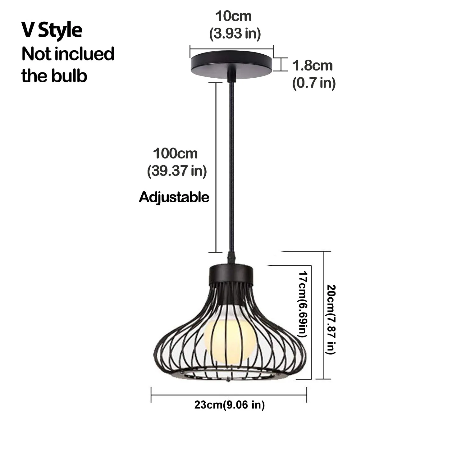 V NOT include bulb