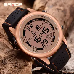 2019 SANDA Classic Heren Horloges водяные дихты шок обратного отсчета Horloge Mannen Digitale Sport Klok Chronograaf Relogio Masculino