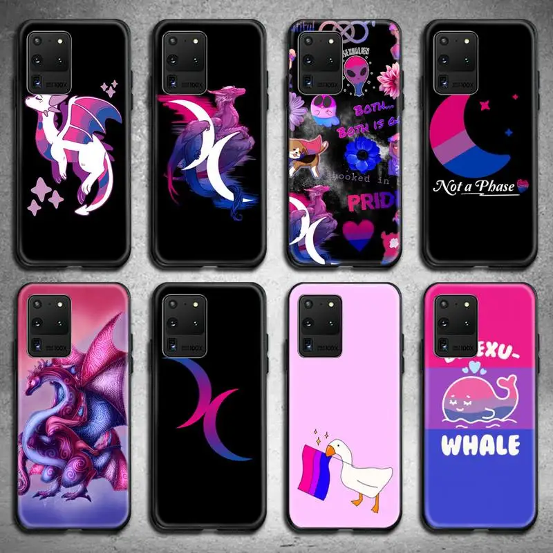 Бисексуальный Bi Pride Dragon ЛГБТ чехол для телефона Samsung Galaxy S20 FE plus Ultra S6 S7 edge S8 S9 S10 5G lite
