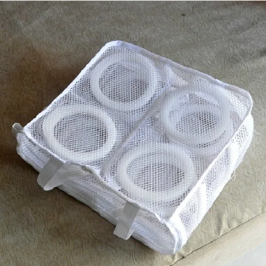 3D органайзер для хранения сумка сетка для белья обуви сумки сухой обуви Органайзер переносные Стиральные Сумки домашние тапочки 28x26x8 см