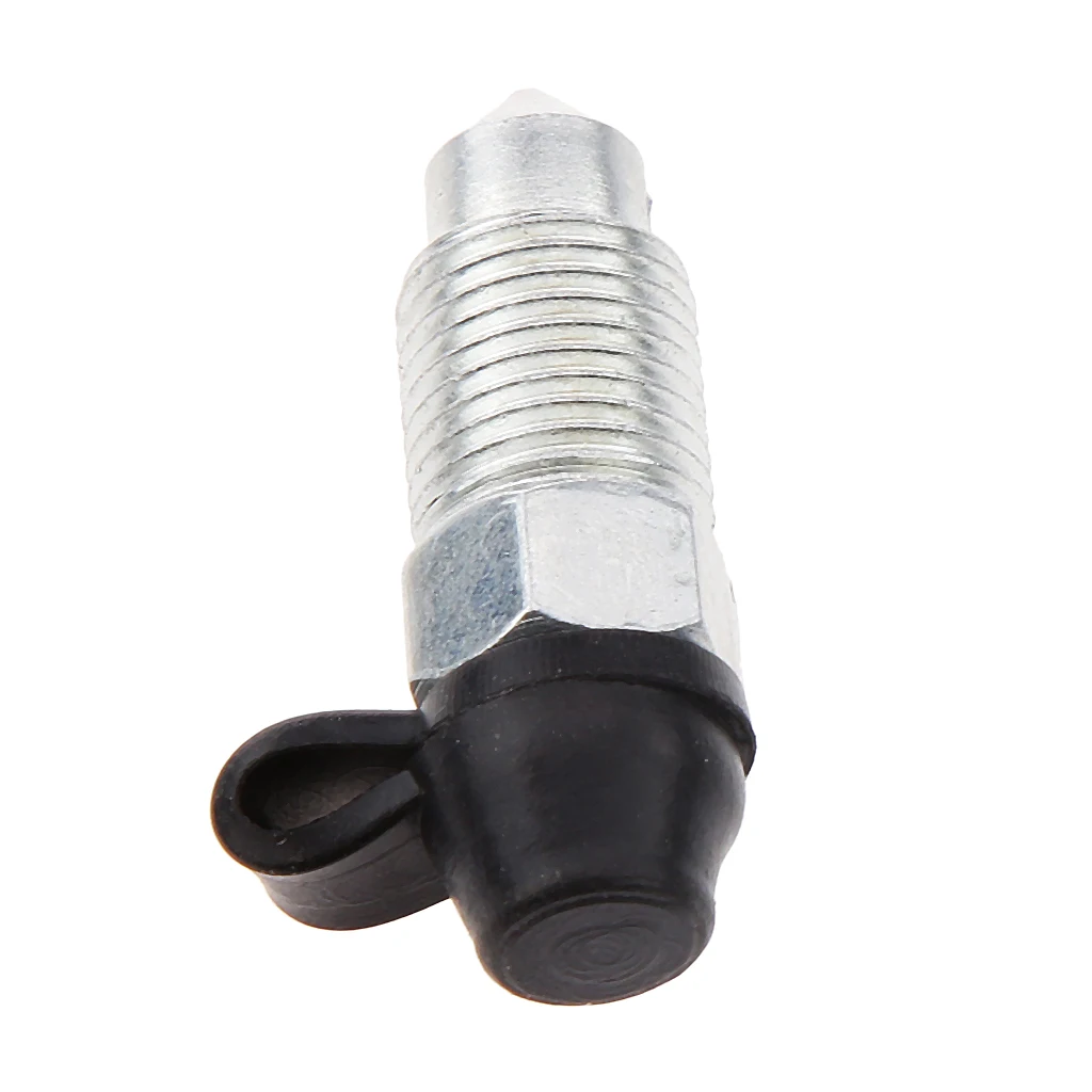 3-pack Motorcycle Brake Caliper M10 X 1mm Bleed Screw , Silver