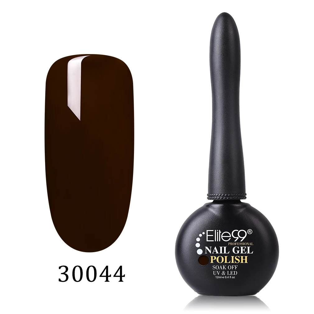30044 Elite99 12 мл Гибридный гвоздь чистый цвет серия с длинной крышкой 3-го поколения гель лак удобный комфорт управление гель лак для ногтей - Цвет: 30044