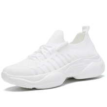 Women's single layer knitting breathable soft sole light running shoes in summer Women's single layer knitting breathable soft sole light running shoes in summer