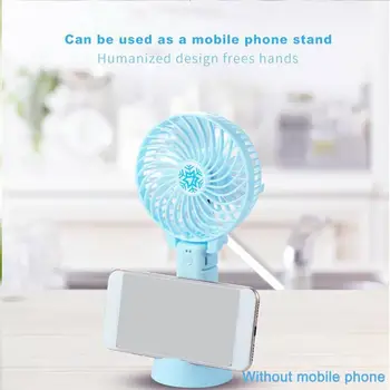 

Portable USB Fans Telescopic Foldable USB Rechargeable BASE Desktop Stand Fan Vertical Holder with Tablet Phone X8R9
