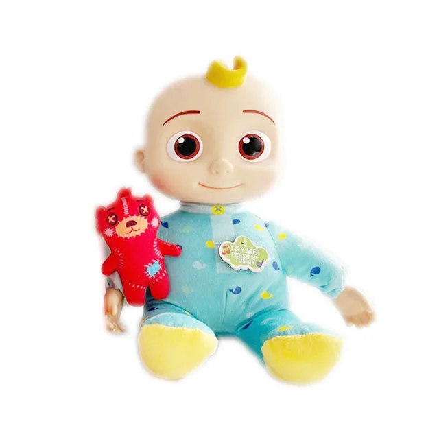 The New Cocomelon Plush Doll Sing Music Box with Seven Kinds of Music JoJo Doll Children's Toys Child Companion Doll