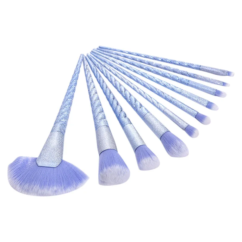 10 Makeup Brushes Brush Liquid Foundation Eye Shadow Eyebrow | Красота и здоровье