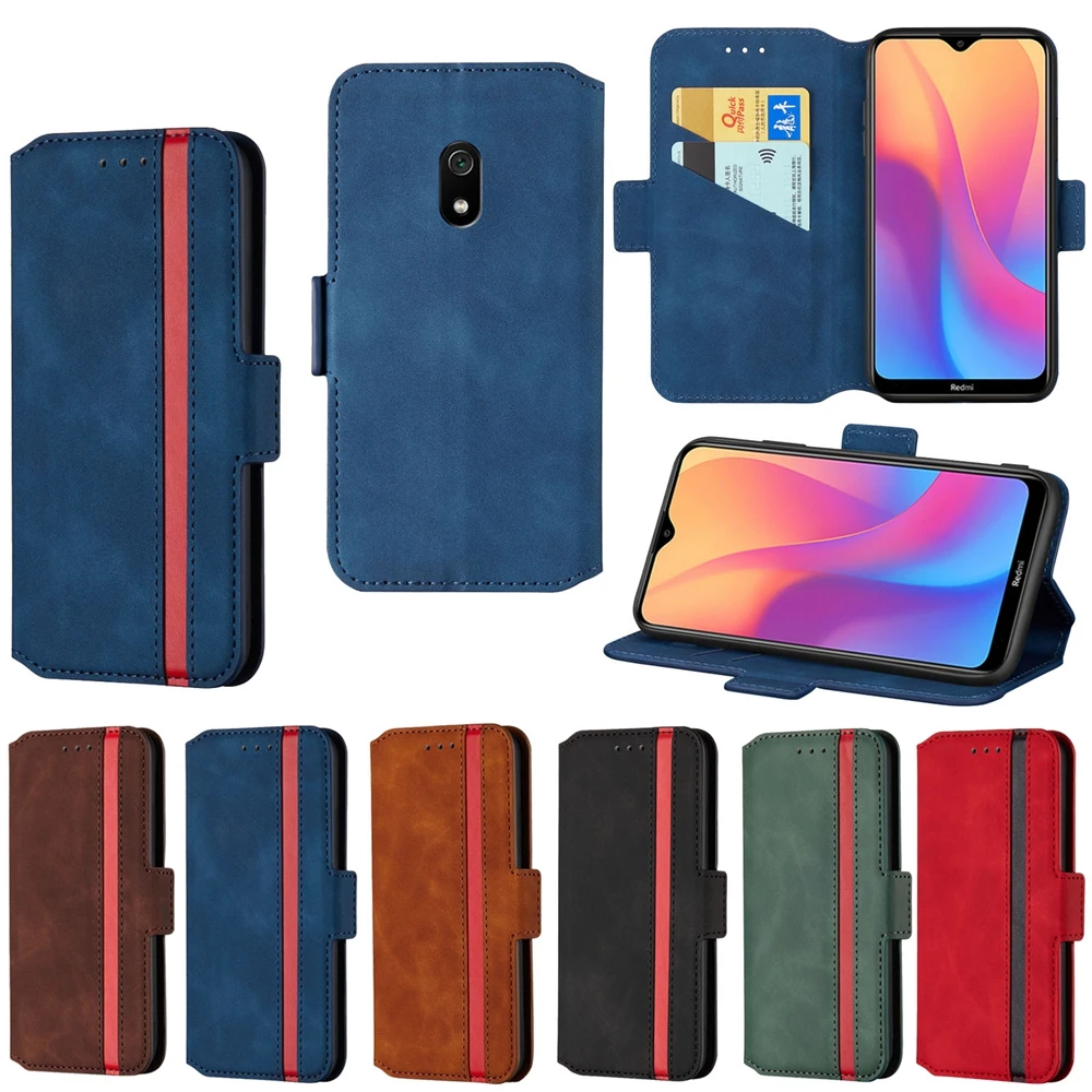 Красный mi 8A кожаный чехол для телефона Xiao Red 7A 6A 6 Pro K20 Чехол ретро матовый кошелек