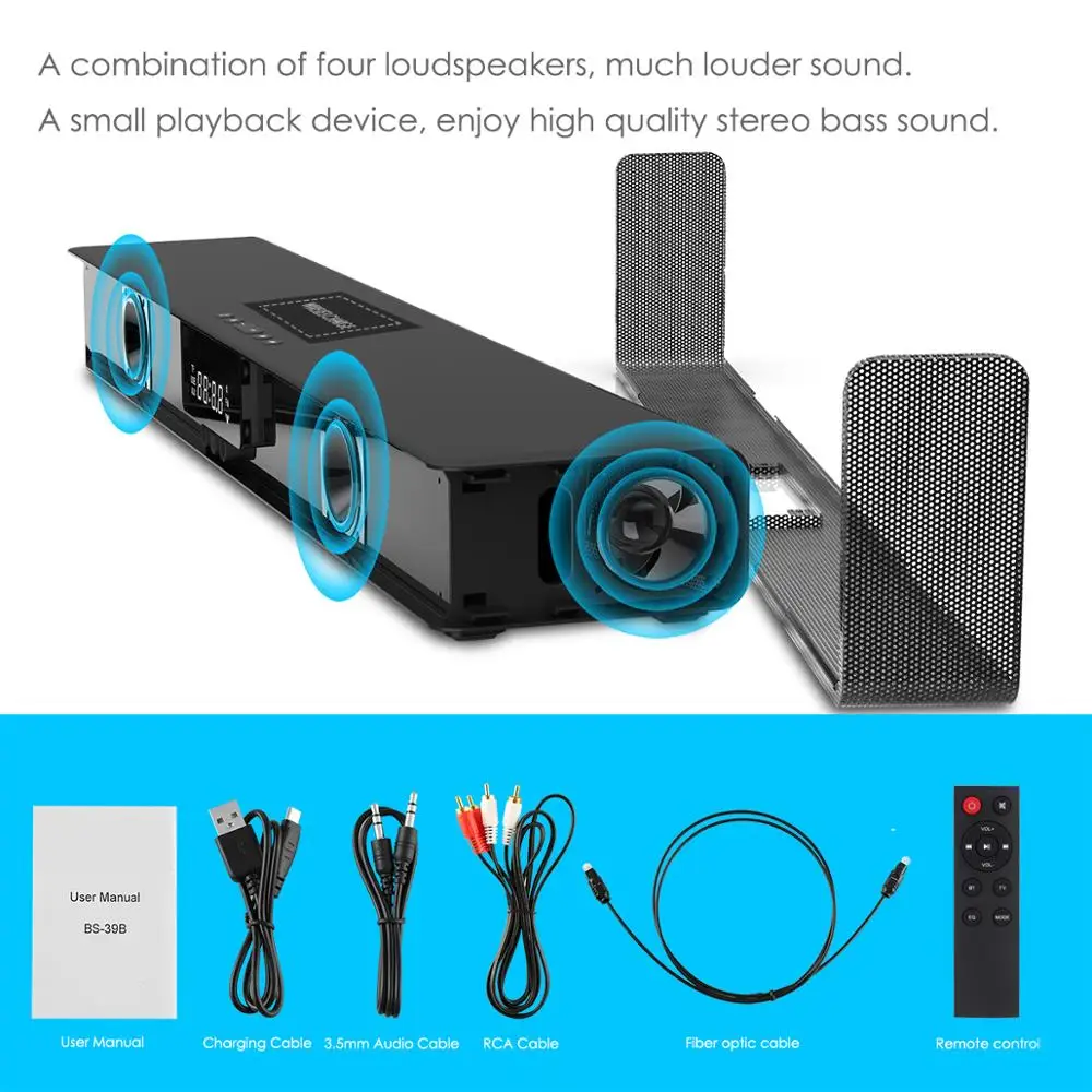 ELE ELEOPTION 4000mAh Column Wireless Bluetooth