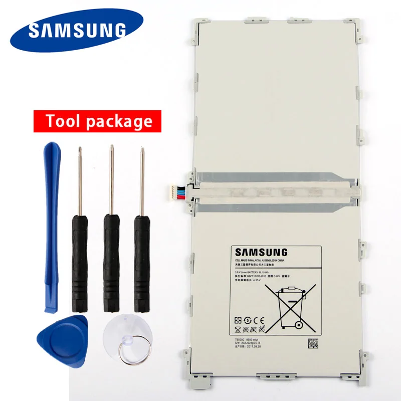 Оригинальный высококачественный аккумулятор Samsung T9500K для Galaxy Note 12 2 P900 SM-T900 P901 P905