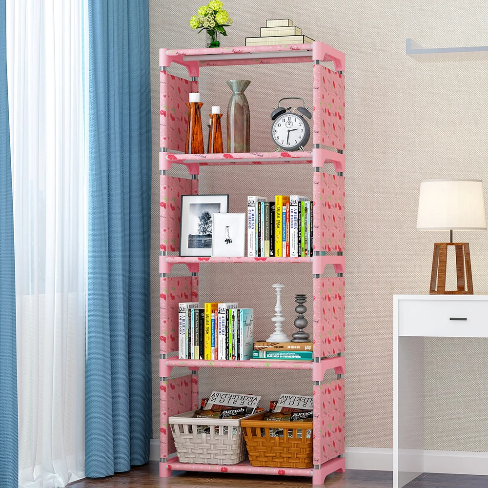 

3-Shelf Bookcase Book Shelves 4-Shelf Bookshelf Storage Bin Books Display Shelving Unit Organizer 5-Shelf Storage Shelves