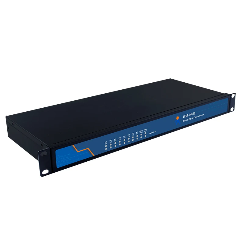 USR-N668 8 портов последовательные порты устройства RS232/RS485/RS422 последовательный преобразователь ethernet модуль поддержка tcp-сервер/UDP клиент