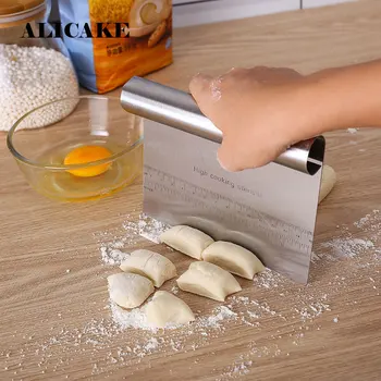 

Stainless Steel Cake Chocolate Scraper Spatula Dough Cutter DIY Cake Decorating Fondant Pastry Cutters Baking Bakery Tools Z20