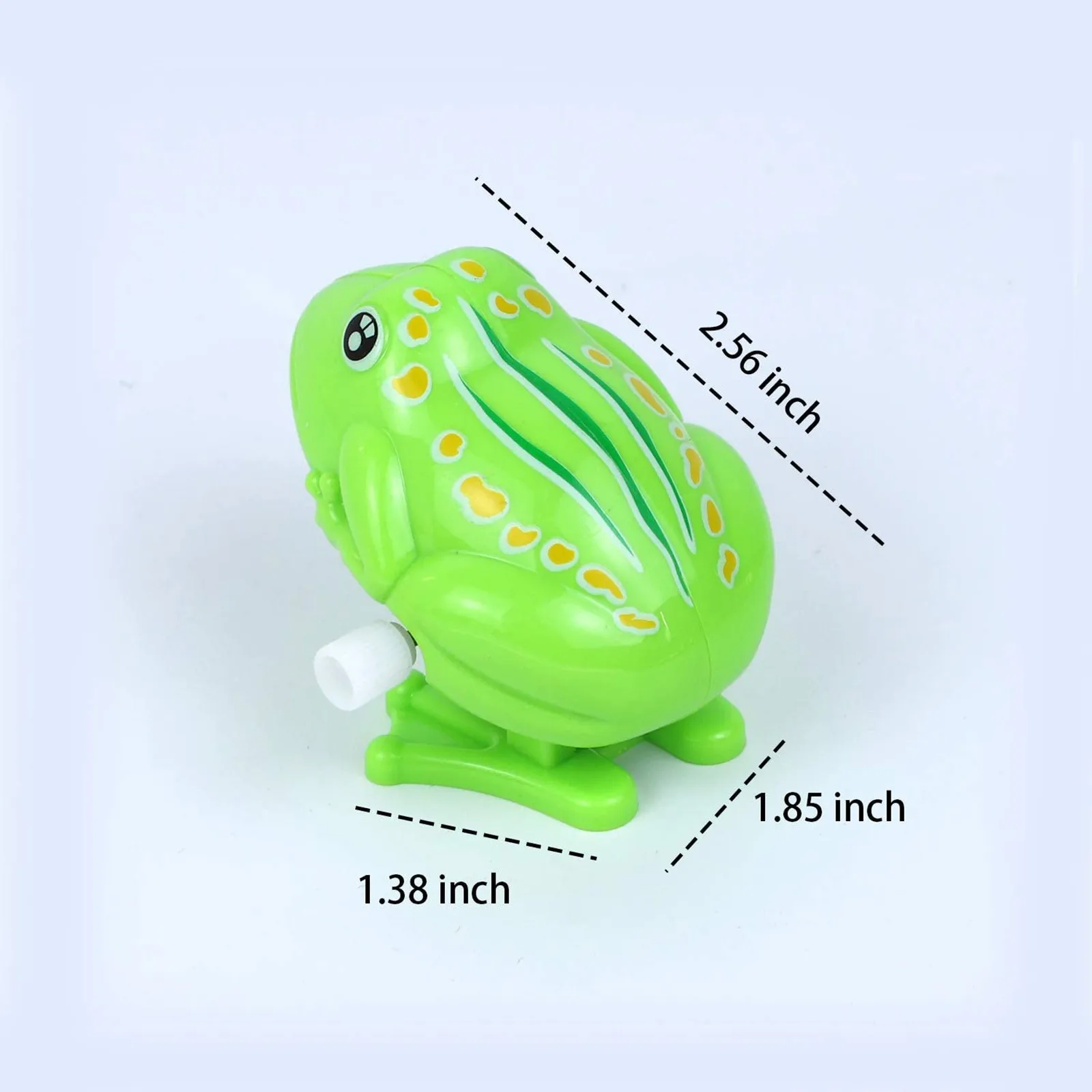 Cute Green Jumping Animal Toys Wind Up Clockwork Baby Toys Classic Educational Interactive Game Wind Up Toy For Children Gift