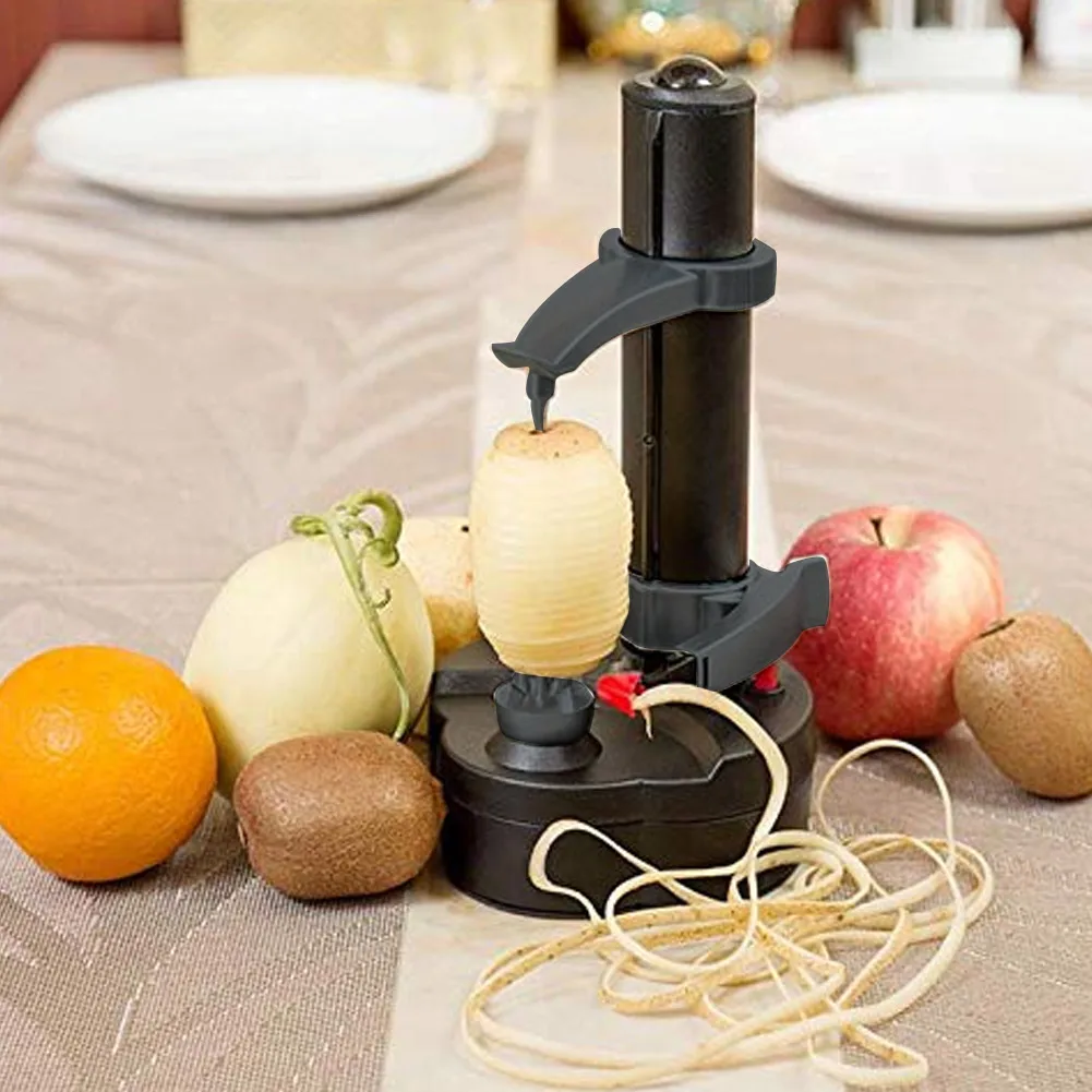 Автоматическая электрическая Картофельная Машинка для снятия кожуры с фруктов многофункциональный инструмент для очистки початков кукурузы DNJ998