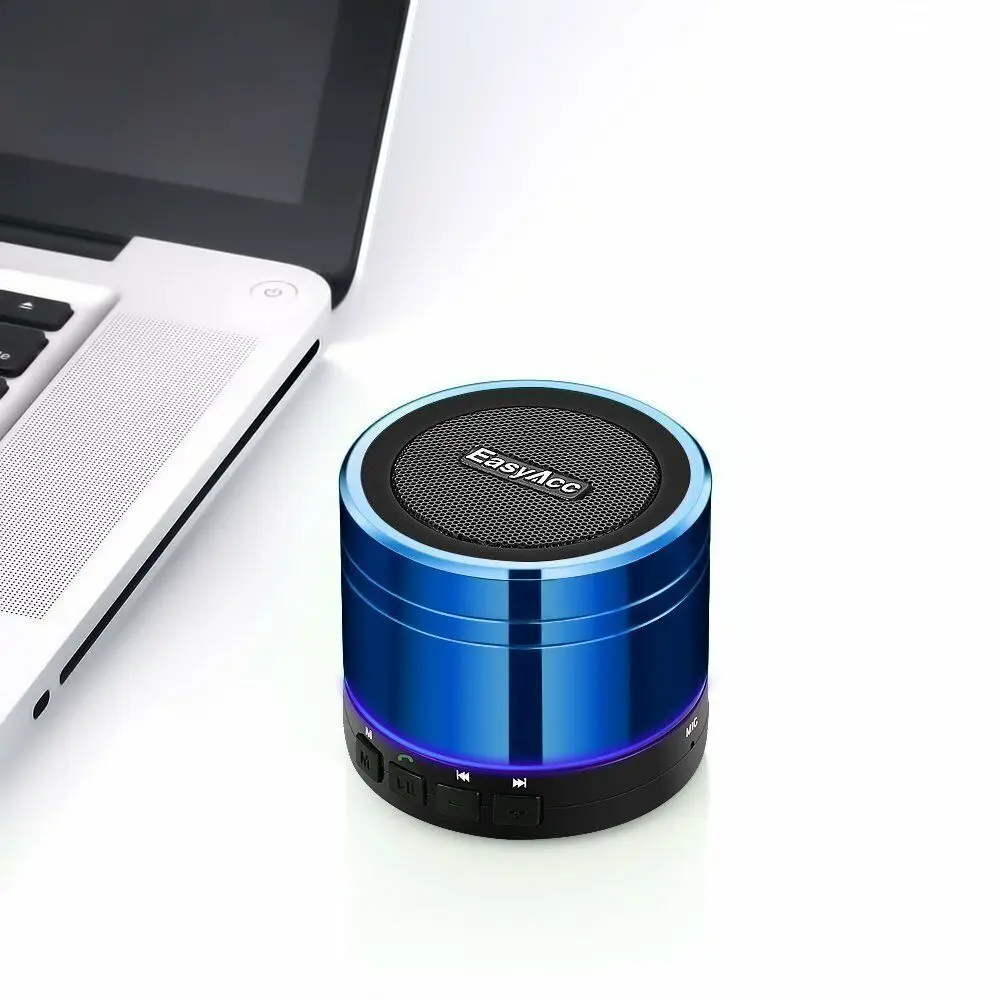 EasyAcc Мини Портативный Bluetooth 4 0 динамик 3 5 мм аудио микрофон SD карта беспроводной HiFi