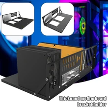 Quadro de mineração aberto chassis quadro engrossado placa-mãe suporte fixação quadro equipamento de mineração caso quadro computador casos torres