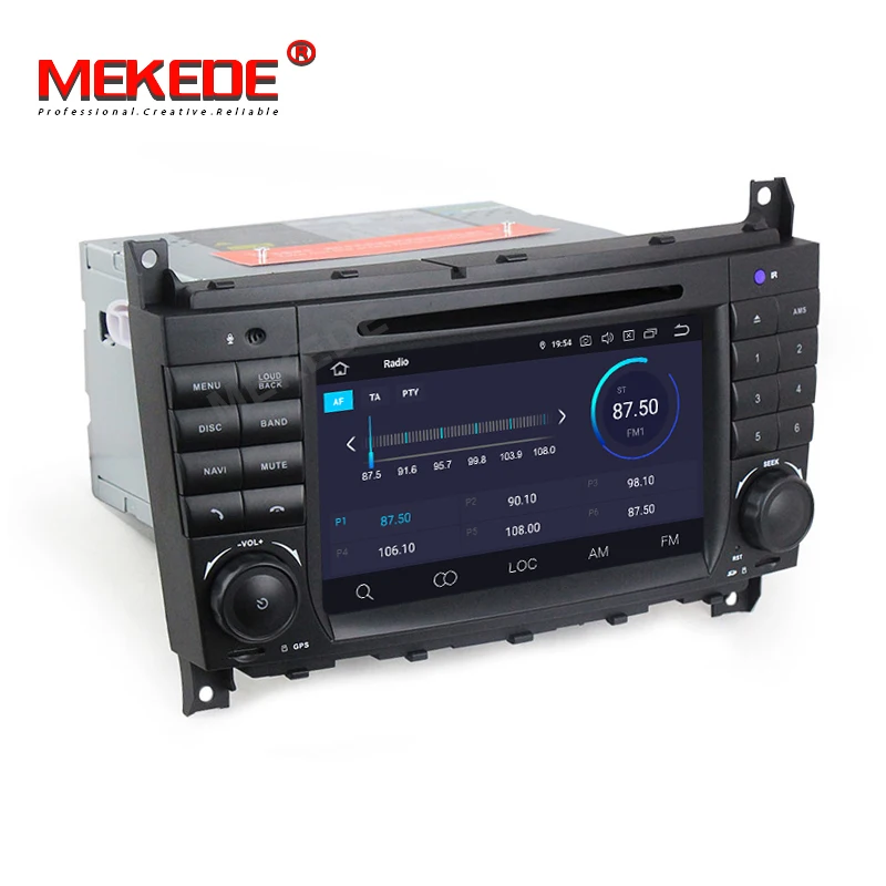 Flash Deal PX30 IPS DSP Android 9.0 2 DIN Car DVD GPS For Mercedes/Benz W203 W209 W219 A-Class A160 C-Class C180 C200 CLK200 radio stereo 4