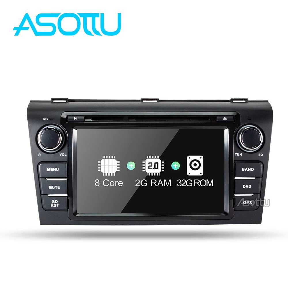 Asottu android 9,0 автомобильный dvd для Mazda 3 2004 2005 2006 2007 2008 2009 Автомобиль Радио gps навигации