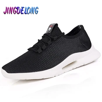 

2020 New Hot Sale Men's Casual Shoes Breathable Weaving Lover's Sneakers Comfortable Lightweight Male Running Shoes 35-47
