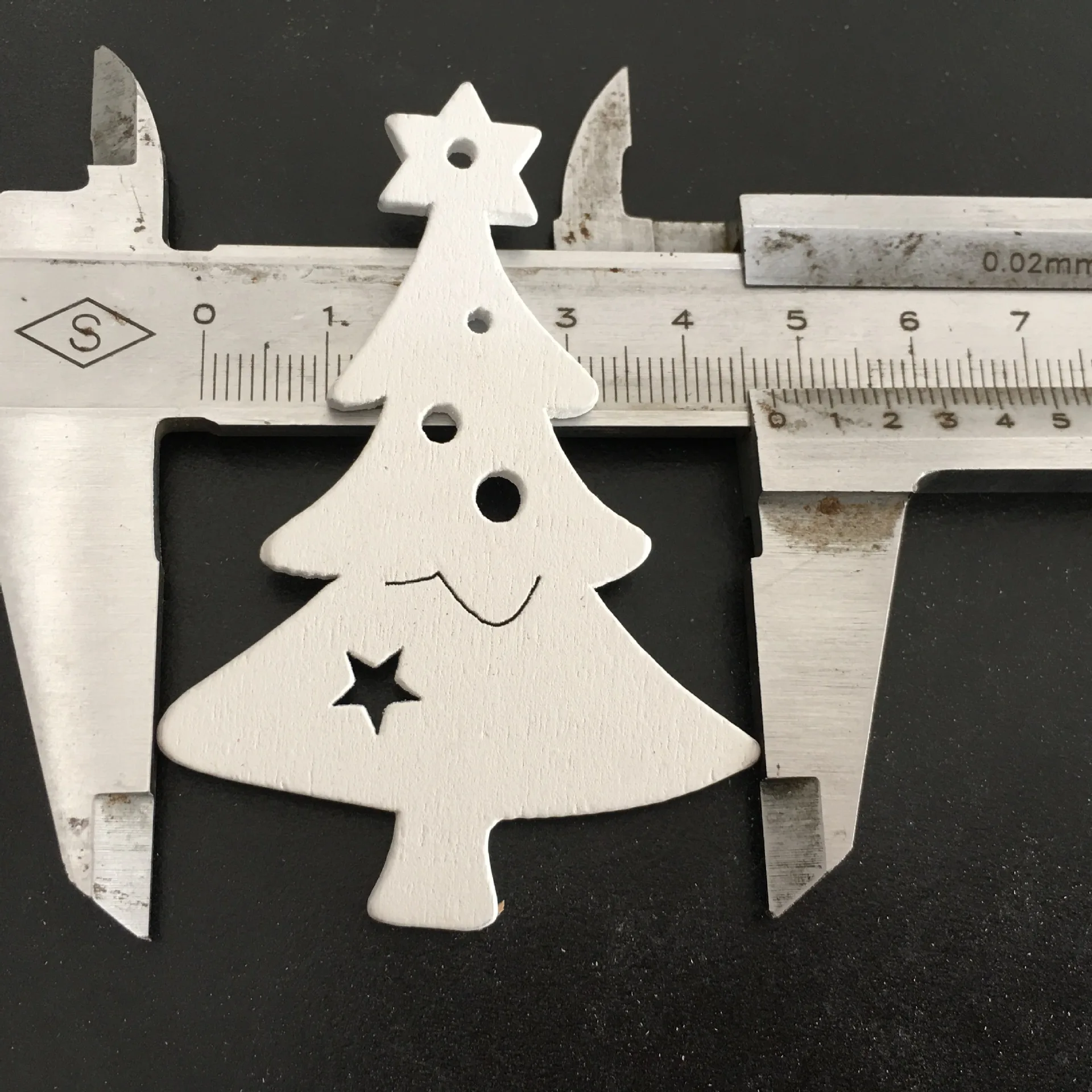 10pcs-9-white-tree3 10 шт. Рождественская елка деревянные украшения Рождественские украшения для дома Navidad деревянные подвесные Подвески Noel Декор год подарки - Цвет: 10pcs-9-white-tree3