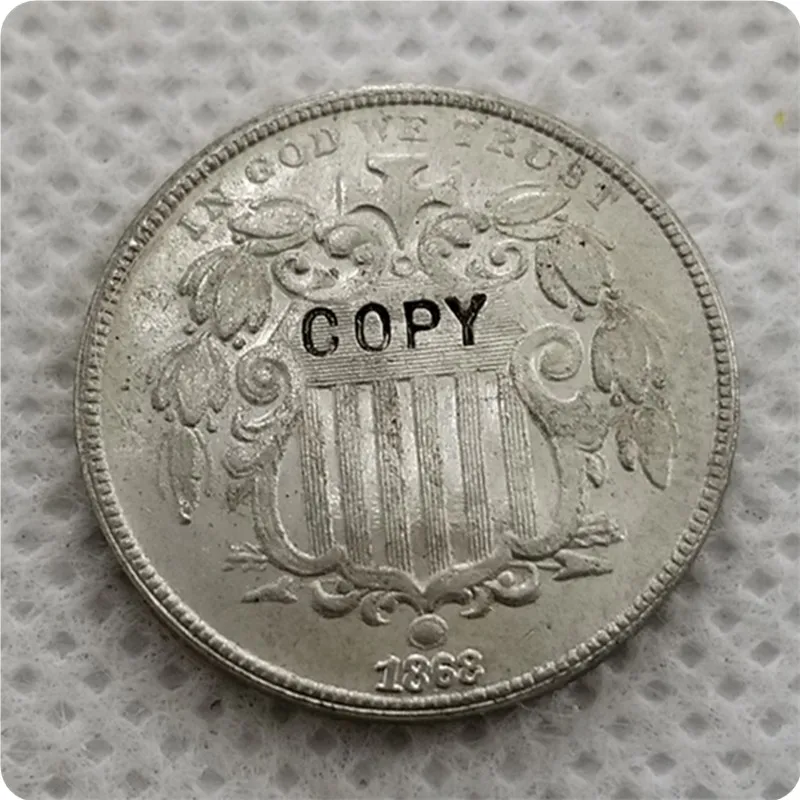 США 1868-1883 монета с гербом копии монет