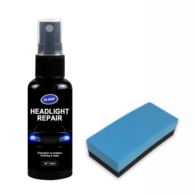 Headlight Polishing Agent Scratch Remover Repair Fluid Auto Headlight Renewal Polish And Maintenance Liquid Car Accessories