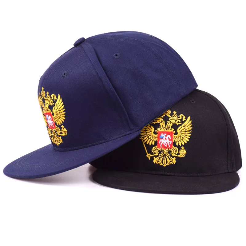 

High Quality Russia Emblem Embroidered Hat Classic Fashion Patriot Baseball Cap Men10pcs/lot