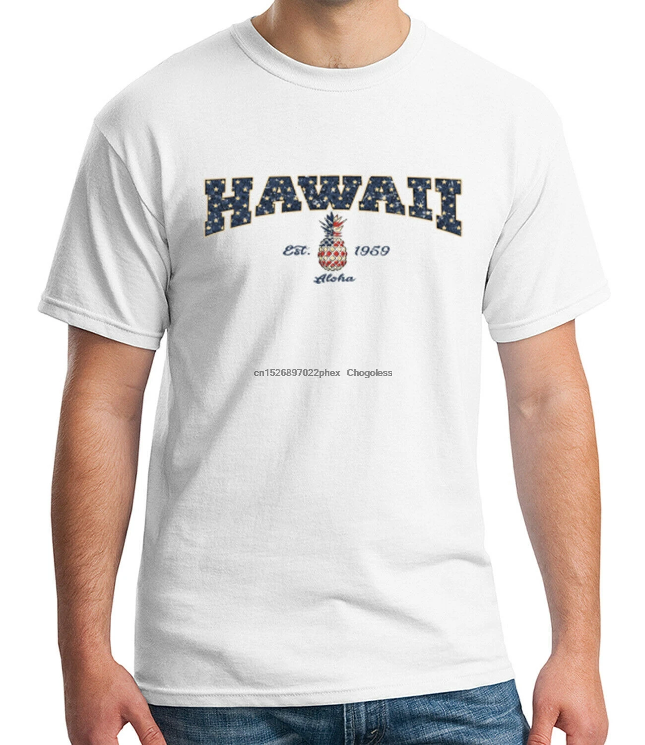 Гавайская Американская футболка для взрослых Aloha Surf курорт женская мужчин-2101C |