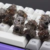 GATERON INK Custom Semi-transparent Switch Black Plated Spring Linear 60g Mechanical Keyboard Switches ► Photo 3/6