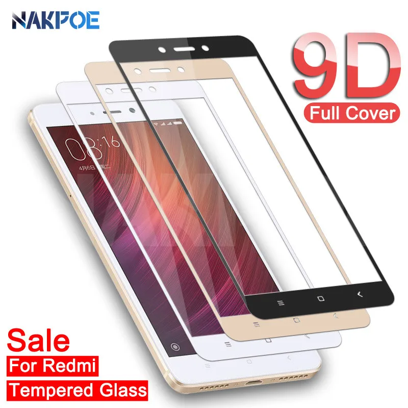 9D закаленное стекло для Xiaomi Redmi Note 4 4X 5 5A Pro Защита экрана Plus S2 защитное пленка