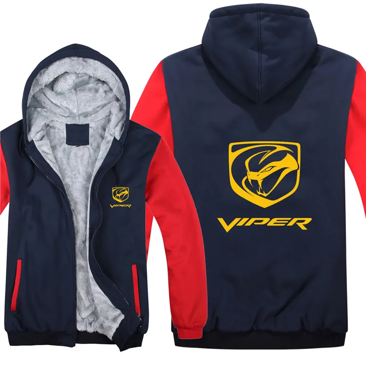 Dodge SRT Viper толстовки мужские модные пальто шерстяная куртка с подкладкой Dodge SRT Viper толстовки с капюшоном HS-101 - Цвет: as picture