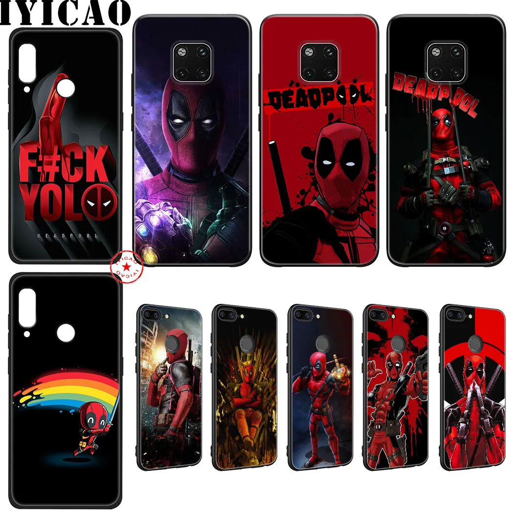 Мягкий силиконовый чехол Marvel Deadpool Fnny для huawei Nova 5i 4 3 3i 2i 2 mate 30 20 10 Pro Lite Y9 Prime 2019 |