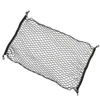 

1x Envelope Style Auto Trunk Rear Cargo Organizer Storage Elastic Mesh Net Black