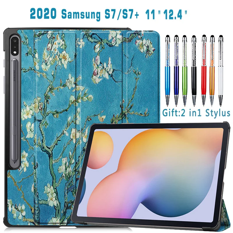 Флип чехол для планшета Samsung Galaxy Tab S7 11 T870 T875 подставка Plus 2020 T970 T975 Магнитный из