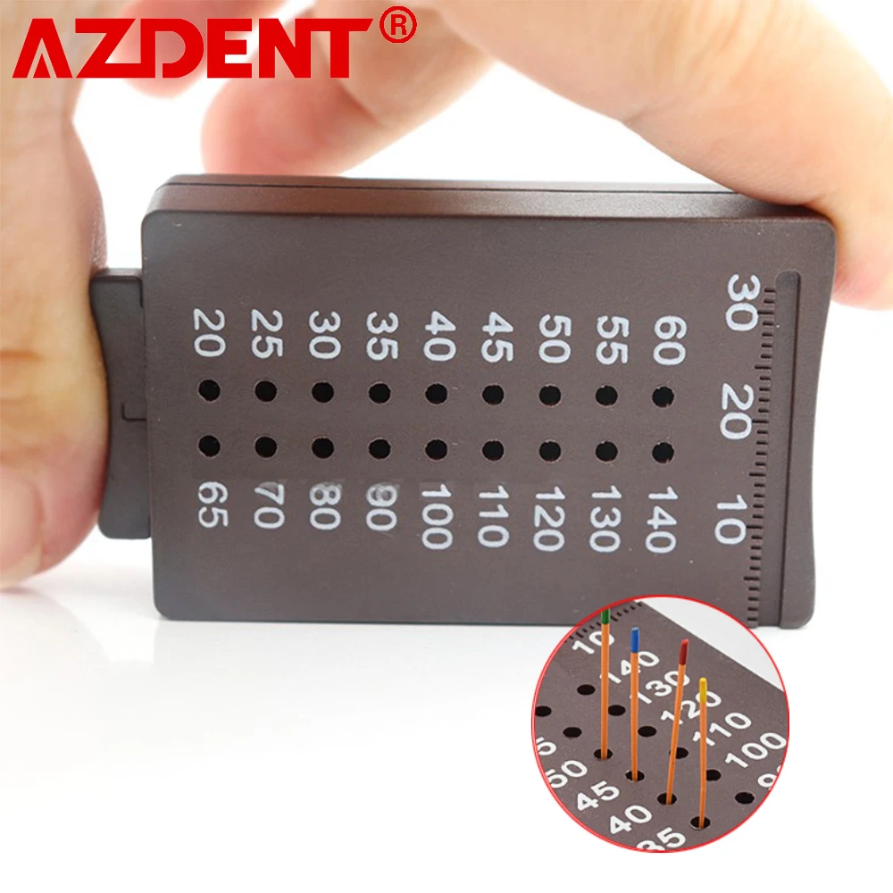 Dental Instruments Endo Rulers Gutta Percha Cutter Measering Ruler Span Measure Scale Endodontic afbeelding