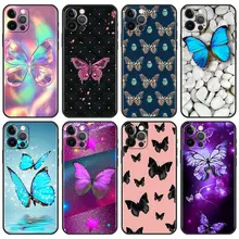 

Phone Cover For Apple iPhone 13 6.1 inches 11 Pro 12 Mini 7 8 6 6S Plus XS Max XR SE 2020 X XS 5 5S Case Butterfly