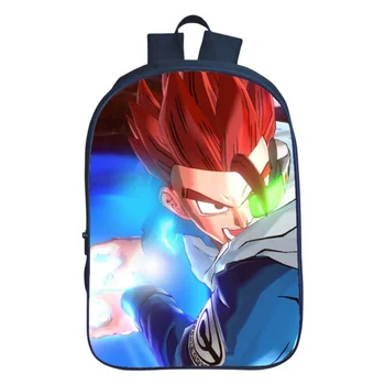 

Men large Backpack Student Kids School Backpacks Canvas Dragon Ball Anime Print Children School Bags for Teen Boys
