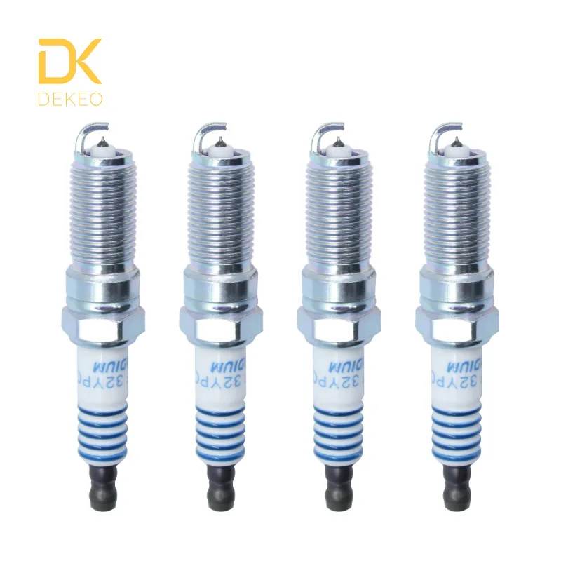 Dekeo Свеча зажигания ILTR5A-13G(3811) HR8MCV+ AYSF32YPC лучшая замена для Bestune B50 B70 B90 X80 для Fiesta Mondeo для Mazda 4 шт - Цвет: 4PCS
