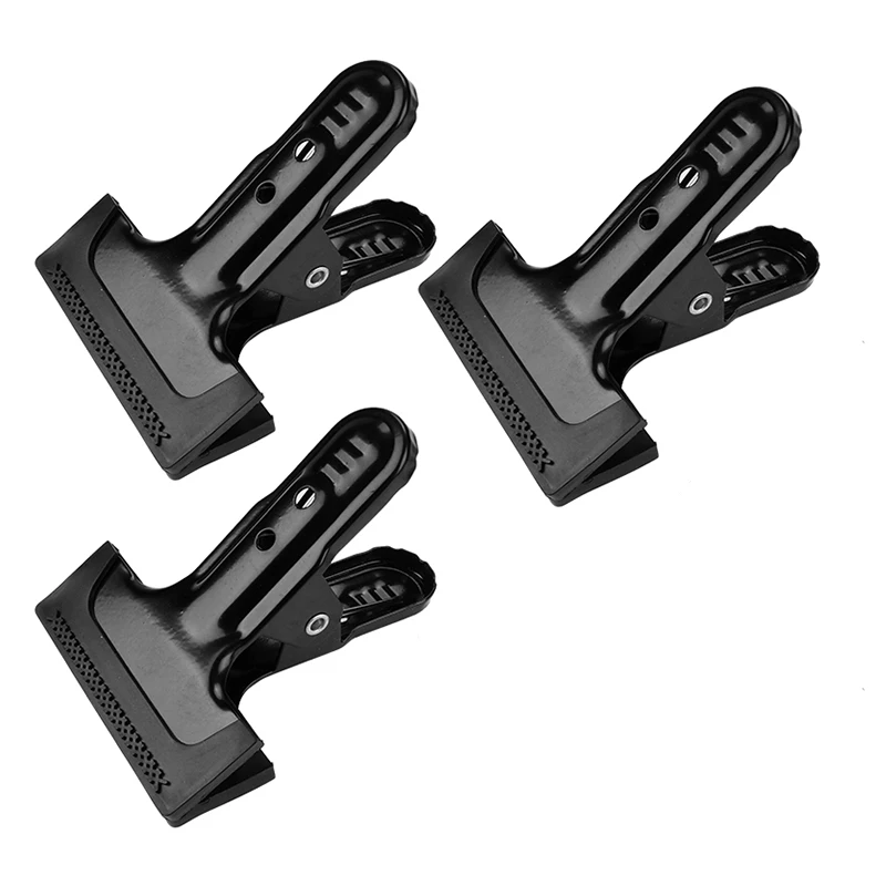 4pcs Woodworking A Clip Heavy Duty Metal Wide Mouth Spring Clamps Bag Clips