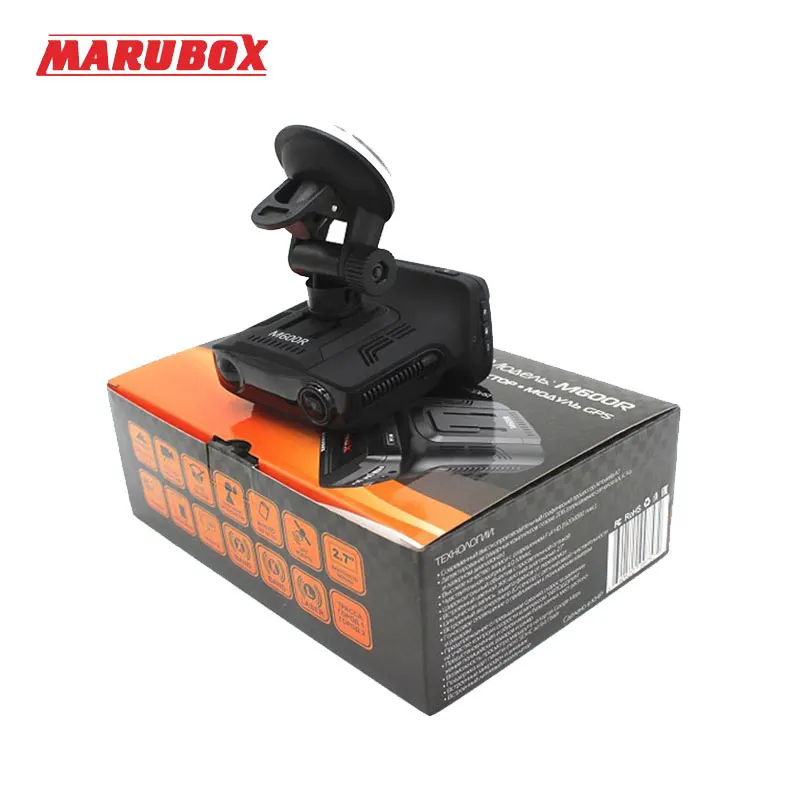 MARUBOX Радар детектор и GPS информатор Автомобильный видеорегистратор Антирадар 3 в 1